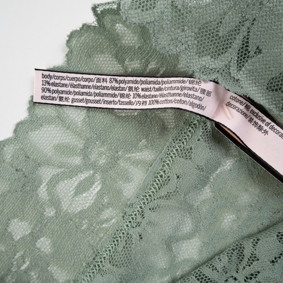 NEW VICTORIA'S SECRET green Brief Slip panties size S - Picture 4 of 5